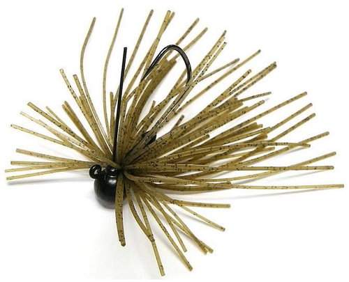 Keitech Jig Tungsten Mono Spin 1,3g Sahara Olive Flake - Rubber Bait - Main image