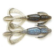 Keitech Crazy Flapper 4,4" 11,2cm 12g Electric Smoke Craw 6pcs - Rubber Bait