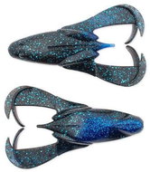 Keitech Noisy Flapper 3,5" 8,9cm 16,3g Black Blue 5pcs - Rubber Bait