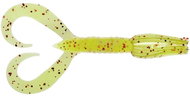 Keitech Little Spider 2" 5,1cm 1,1g Chartreuse Red Flake 8pcs - Rubber Bait