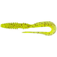 Keitech Mad Wag Slim 4,5" 11,4cm 2,9g Chartreuse Red Flake 9pcs - Rubber Bait
