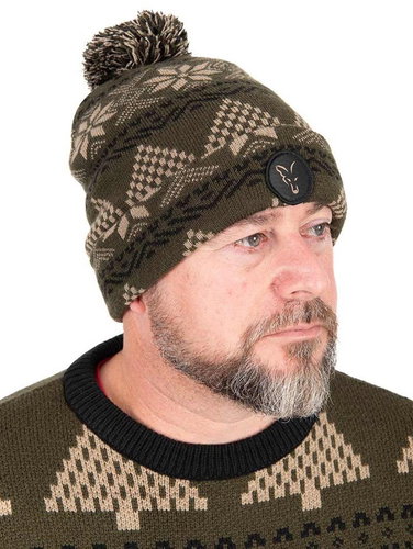 FOX Festive Bobble Hat - Winter Hat - Main image