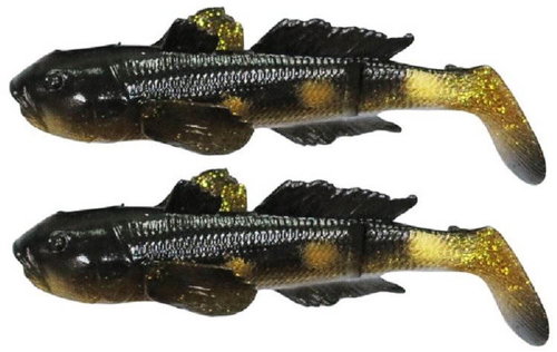 Savage Gear Heavy Duty Goby 16cm 62g 2pcs Black Gold - Bait - Main image