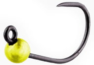 Westin Softlure Single Hook w. Tungsten, size 4, 1g UV Yellow, 5 pcs - Fish Hook