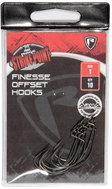 FOX Rage Strike Point Finesse Offset Hooks, size 1, 10 pcs - Fish Hook