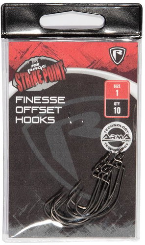 FOX Rage Strike Point Finesse Offset Hooks, size 1/0, 10 pcs - Fish Hook - Main image