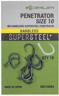 KORUM Háček Penetrator Barbless, velikost 8, 10 ks - Fish Hook