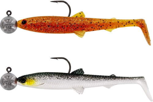 Westin BullTeez 9,5 cm, R 'N R 7 g, Clear Water Mix 6, 2 pcs - Rubber Bait - Main image