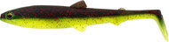Westin BullTeez Shadtail 12,5 cm, 16 g, Black/Chartreuse 2 pcs - Rubber Bait