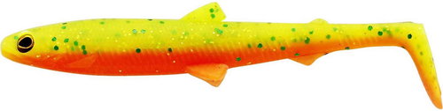 Westin BullTeez Shadtail 12,5 cm, 16 g, green Tomato 2 pcs - Rubber Bait - Main image