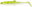 BullTeez Shadtail 9,5 cm, 7 g, Sparkling Chartreuse 2 pcs