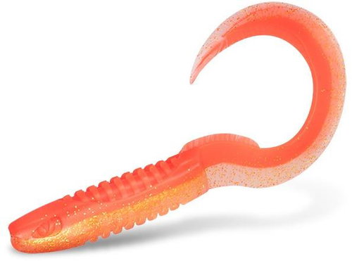 Delphin TwistaX Eeltail UVs 6 cm Bloody Million 5 pcs - Rubber Bait - Main image