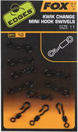 Fox Edges Kwik Change Mini Hook Swivels, size 11, 10 pcs - Swivel