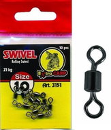 Extra Carp Obratlík pevnostní, velikost 20, 8 kg, 10 ks - Swivel