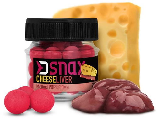 Delphin D Snax POP Cheese-Liver 20 g 5,5 mm - Pop-up Boilies - Main image