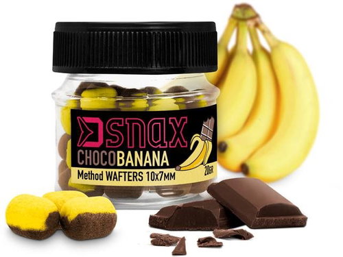 Delphin D Snax WAFT Chocolate-Banana 20 g 10×7 mm - Wafters - Main image