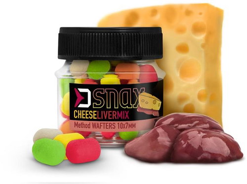 Delphin MIX D Snax WAFT Cheese-Liver 20 g 10×7 mm - Wafters - Main image