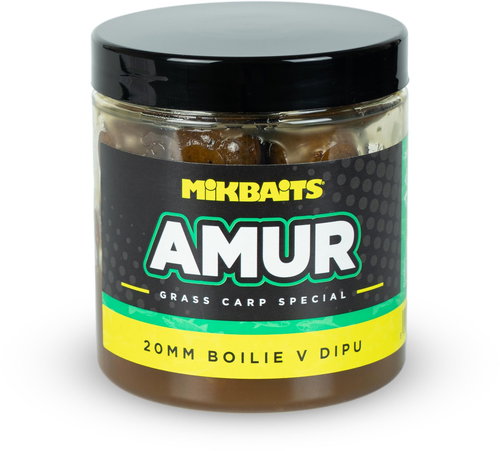Mikbaits Boilies in dip Amur 250 ml 20 mm - Boilies - Main image