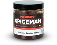 Mikbaits Boilies in dip Spiceman Spicy Plum 250 ml 20 mm - Boilies