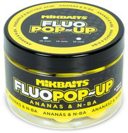 Mikbaits Floating fluo boilie Pineapple N-BA 150 ml 14 mm - Pop-up Boilies