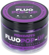 Mikbaits Floating fluo boilie Spicy plum 150 ml 14 mm - Pop-up Boilies