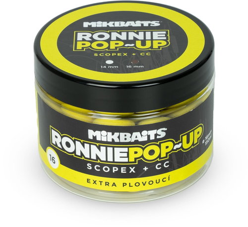 Mikbaits Pop-Up Ronnie Scopex + CC 150 ml 16 mm - Pop-up Boilies - Main image