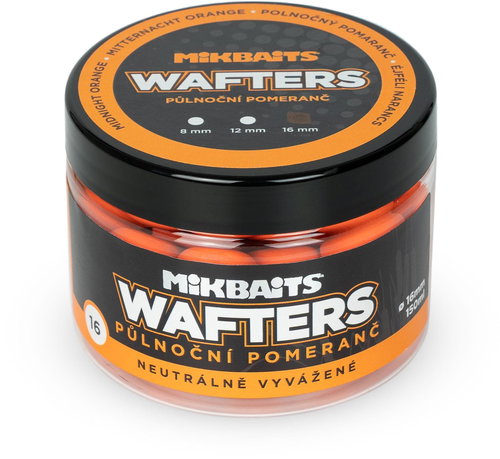 Mikbaits Wafters Neutrally Balanced Midnight Orange 150 ml 16 mm - Wafters - Main image