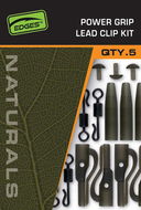 FOX Převlek Edges Naturals Power Grip Lead clip Kit 5 ks - Převlek