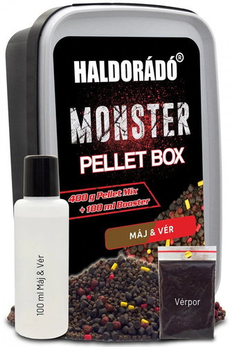 Haldorádó Pellets Monster Pellet Box 400 g 2 mm Liver-Blood - Pellets - Main image