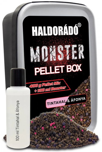 Haldorádó Monster Pellet Box 400 g 2 mm Kalamár-Borůvka - Pellets - Main image