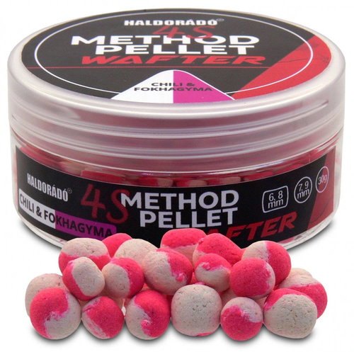 Haldorádó Pellet 4S Method Pellet Wafters 30 g 6+8 mm/7+9 mm Chilli-garlic - Pellets - Main image