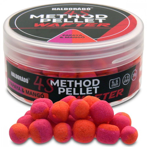 Haldorádó Pellet 4S Method Pellet Wafters 30 g 6+8 mm/7+9 mm Papaya-Mango - Pellets - Main image