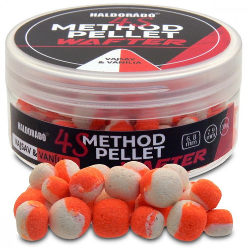 Haldorádó Pellets 4S Method Pellet Wafters 30 g 6+8 mm/7+9 mm Butter Acid-Vanilla - Pellets - Main image