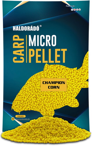 Haldorádó Pellets Carp Micro Pellet 600 g 2,5 mm Champion Corn - Pellets - Main image