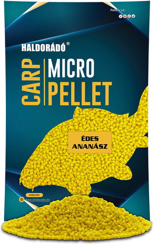 Haldorádó Pellets Carp Micro Pellet 600 g 2,5 mm Sweet pineapple - Pellets - Main image