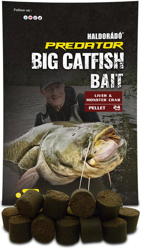Haldorádó Catfish Bait Pellet 1 kg 24 mm Liver/Monster Crab - Pellets - Main image