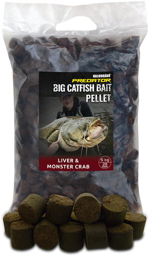 Haldorádó Catfish Bait Pellet 5 kg 28 mm Liver/Monster Crab - Pellets - Main image