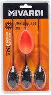 Mivardi sada krmítek Method Feeder set QMR Grip Long L (30 g + 40 g + 50 g + mould) - Krmítko na ryby
