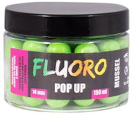 LK Baits Pop-Up Fluoro Boilies Mussel 150 ml 14 mm - Pop-up Boilies
