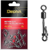 Delphin Fastbait with Method QuiX Size 8 19kg 10pcs - Swivel