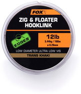 Fox Zig and Floater Hooklink Trans Khaki 100 m, 0,28 mm, 12 lb - Fishing Line