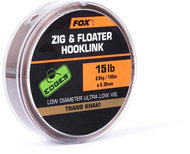 Fox Zig and Floater Hooklink Trans Khaki 100 m, 0,30 mm, 15 lb - Fishing Line