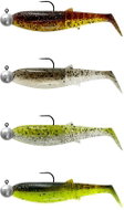 Savage Gear Cannibal Shad 12,5 cm, 20 g, Clear Water Mix, 4+4 ks - Rubber Bait