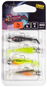 FOX Rage Micro Spikey Fry Loaded 4 cm, UV Mixed Colours 2, 4 ks - Gumová nástraha