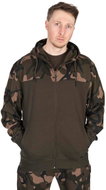 FOX LW Khaki/Camo split zip hoody S - Sweatshirt