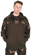 FOX LW Khaki/Camo split zip hoody M - Sweatshirt