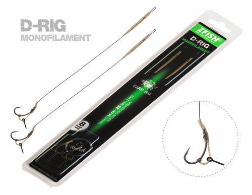 Zfish Leader Monofilament D-Rig 20 cm 25 lb Size 4 2 pcs - Rig - Main image