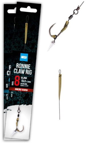 Nash Big Carp Rig Barbed Size 4 - Rig - Main image
