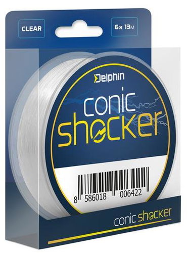 Delphin Conic Shocker, 6 × 13 m, 0,30 mm, -0,50 mm, - Fishing Line - Main image