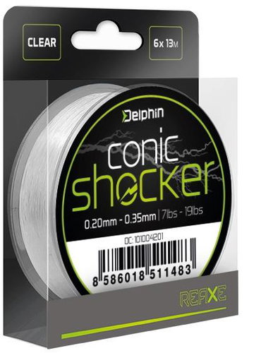 Delphin Conic SHOCKER REAXE, 6 × 13 m, 0,20 mm, -0,35 mm, - Fishing Line - Main image
